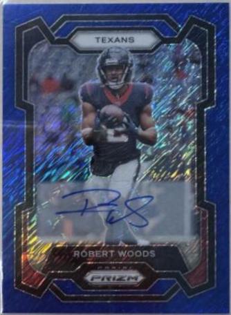 Robert Woods [Autograph Blue Shimmer] #123
