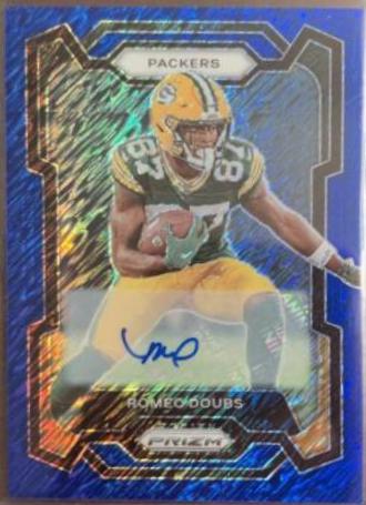 Romeo Doubs [Autograph Blue Shimmer] #114