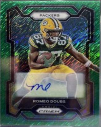 Romeo Doubs [Autograph Green Shimmer] #114