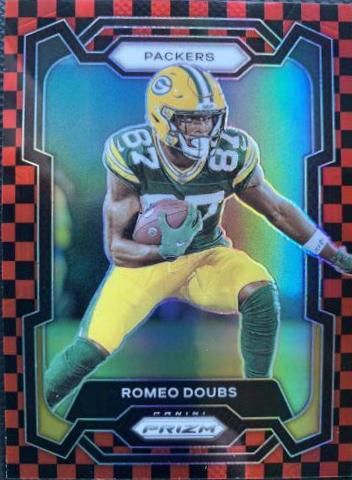 Romeo Doubs [Black Red Checker] #114