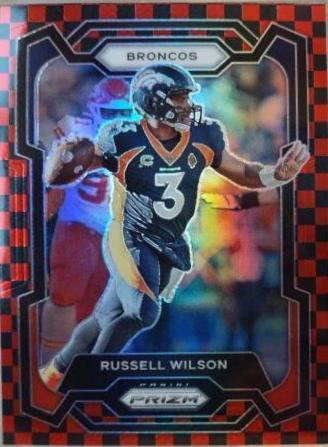 Russell Wilson [Black Red Checker] #93