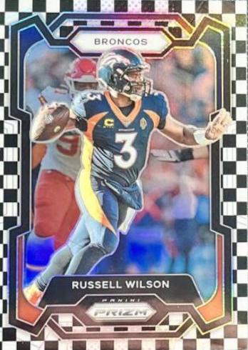 Russell Wilson [Black White Checker] #93