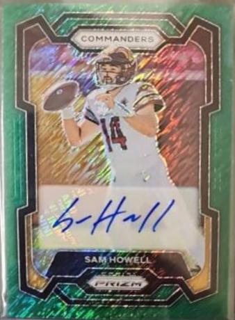 Sam Howell [Autograph Green Shimmer] #300