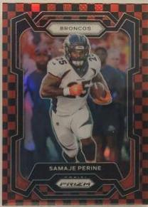 Samaje Perine [Black Red Checker] #88