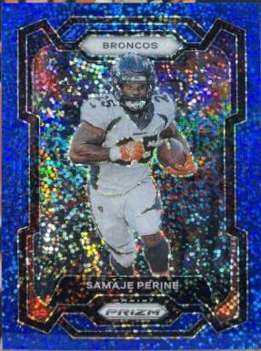 Samaje Perine [Blue Sparkle] #88