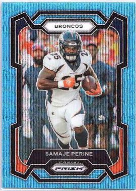 Samaje Perine [Blue Wave] #88