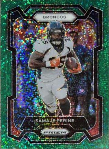 Samaje Perine [Green Sparkle] #88