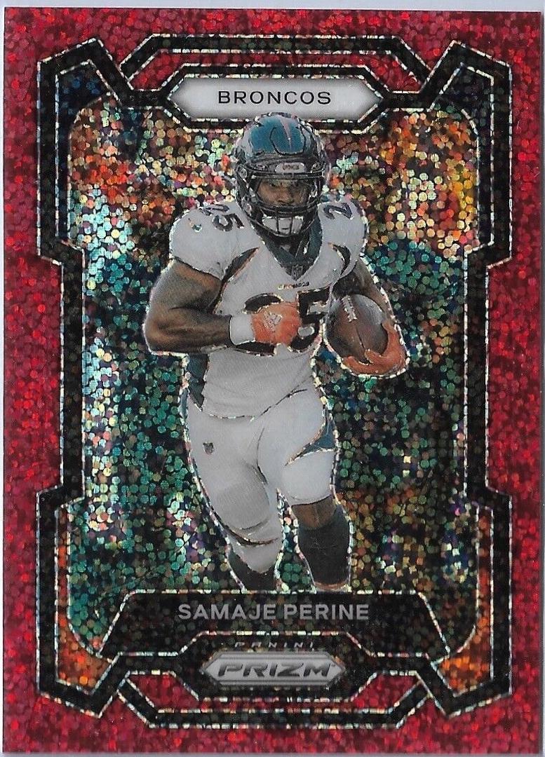 Samaje Perine [Red Sparkle] #88