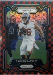 Saquon Barkley [Black Red Checker] #225