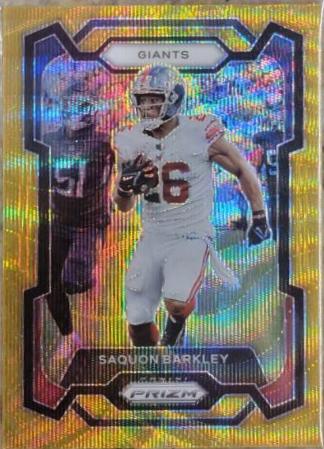 Saquon Barkley [Gold Wave] #225