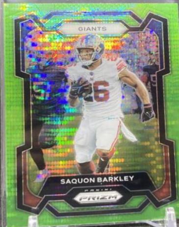 Saquon Barkley [Neon Green Pulsar] #225