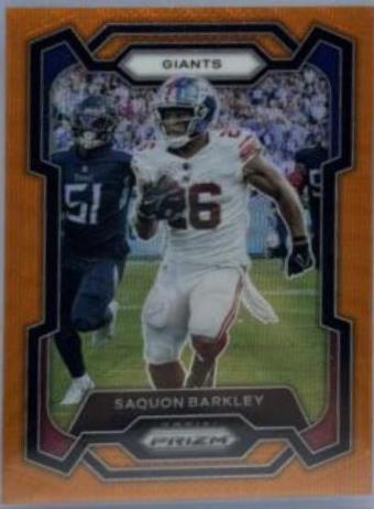 Saquon Barkley [Orange Wave] #225