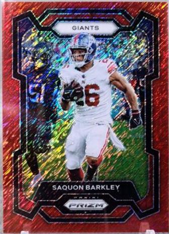 Saquon Barkley [Red Shimmer] #225