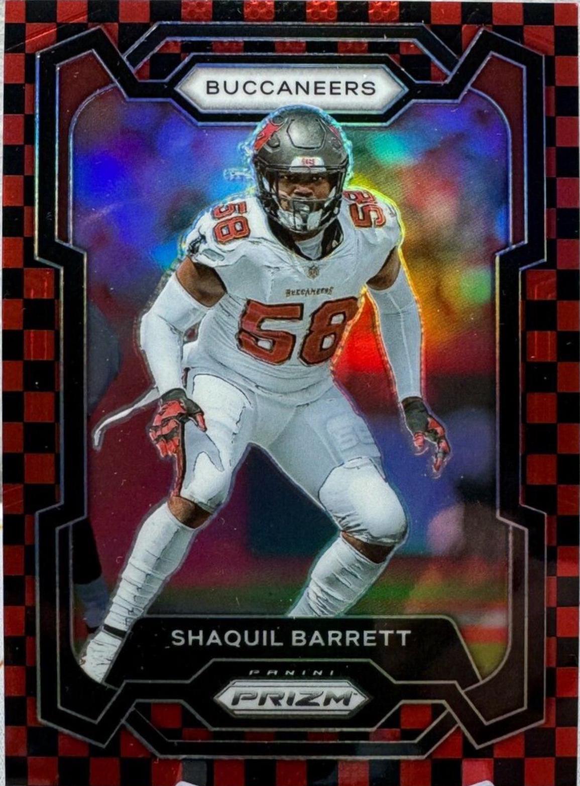 Shaquil Barrett [Black Red Checker] #281