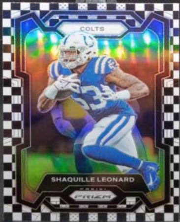 Shaquille Leonard [Black White Checker] #131