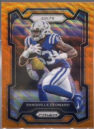 Shaquille Leonard [Orange Wave] #131