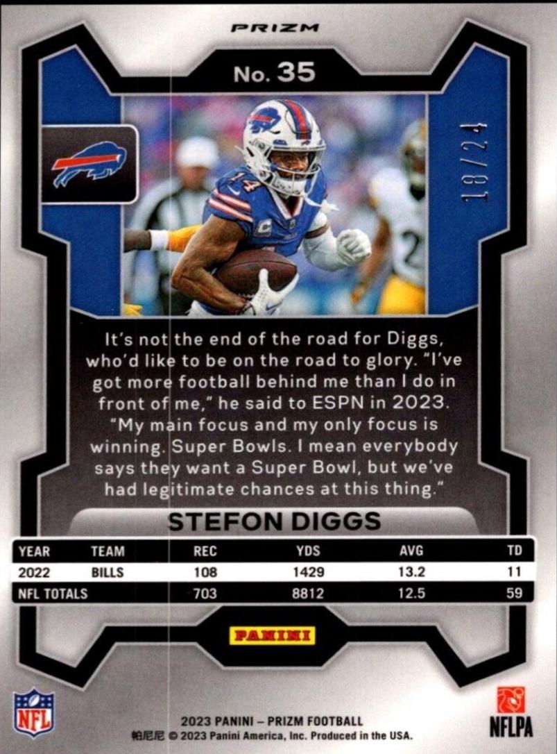 Stefon Diggs [Gold Sparkle] #35