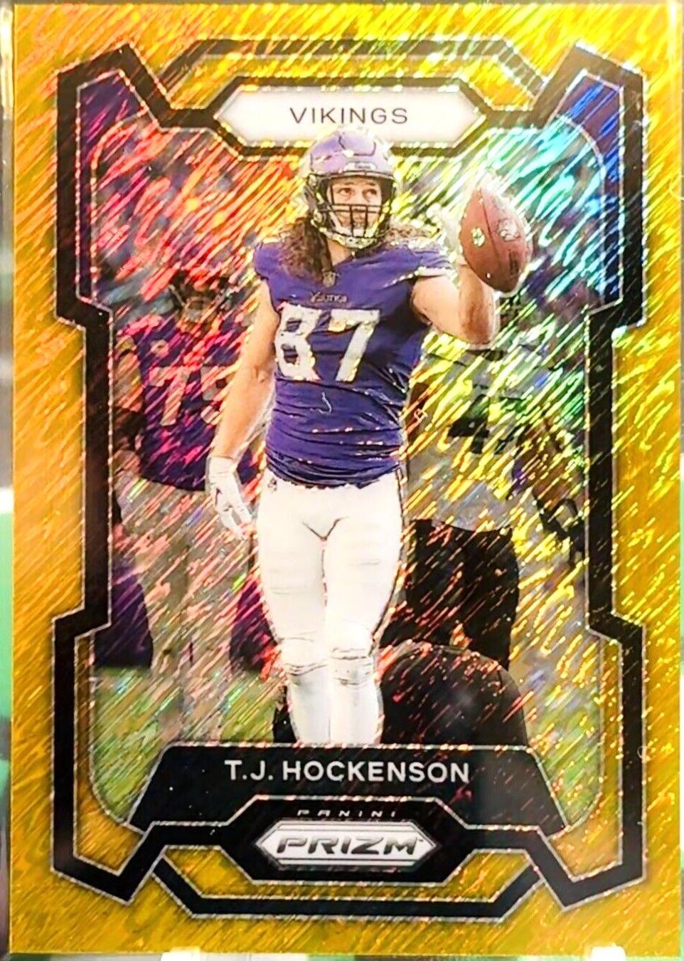 T. J. Hockenson [Gold Shimmer] #198