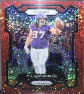 T. J. Hockenson [Red Sparkle] #198