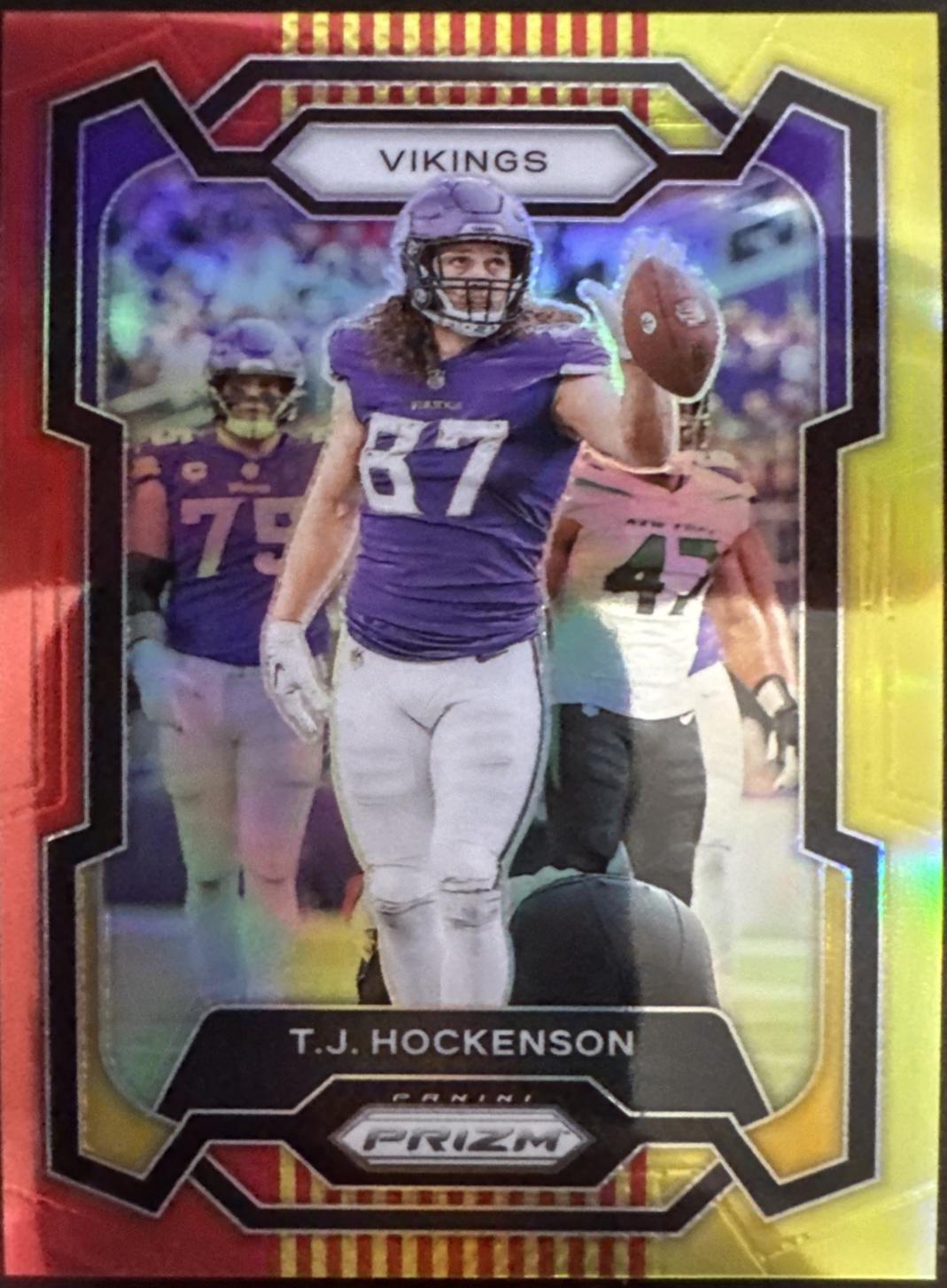 T. J. Hockenson [Red Yellow] #198
