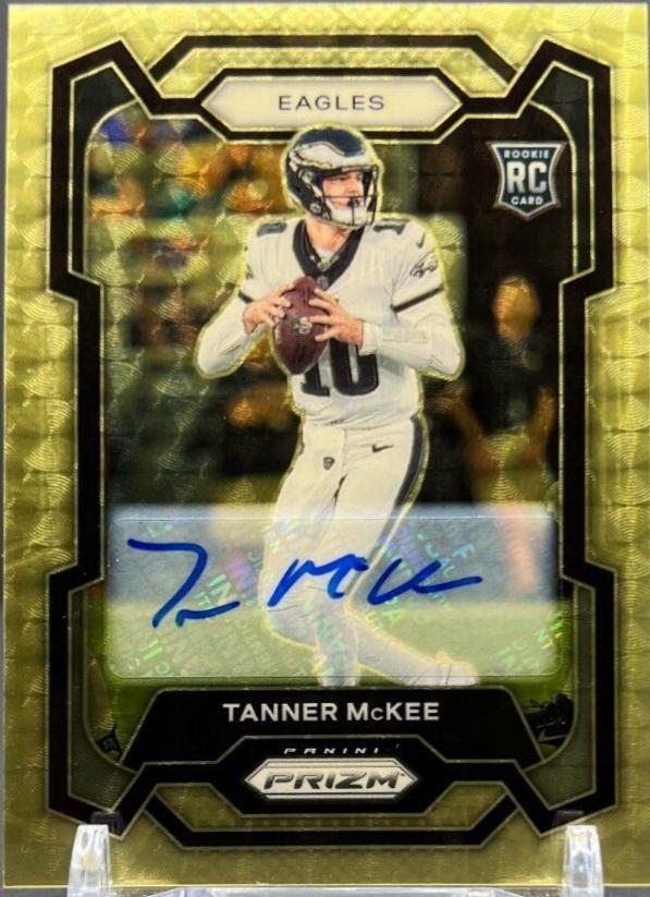 Tanner McKee [Autograph Gold Vinyl] #383
