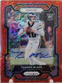 Tanner McKee [Autograph Red Shimmer] #383
