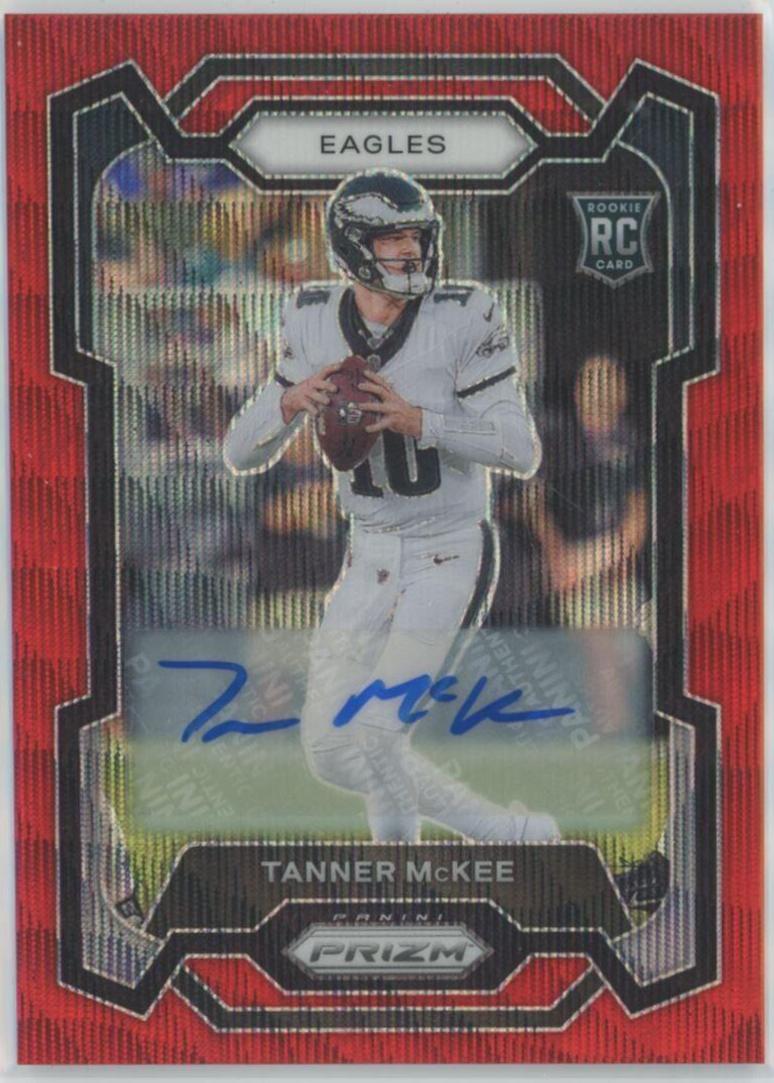 Tanner McKee [Autograph Red Wave] #383