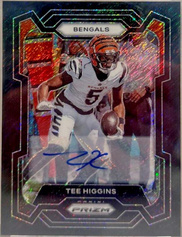 Tee Higgins [Autograph Black Shimmer] #61