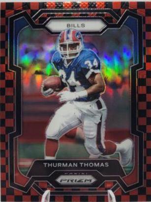 Thurman Thomas [Black Red Checker] #34