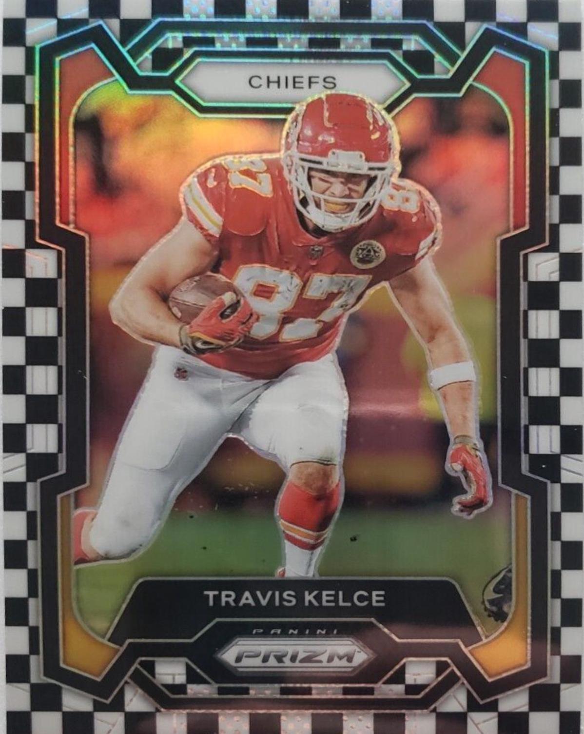 Travis Kelce [Black White Checker] #151