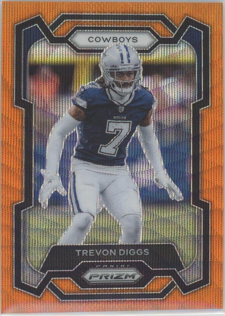 Trevon Diggs [Orange Wave] #82