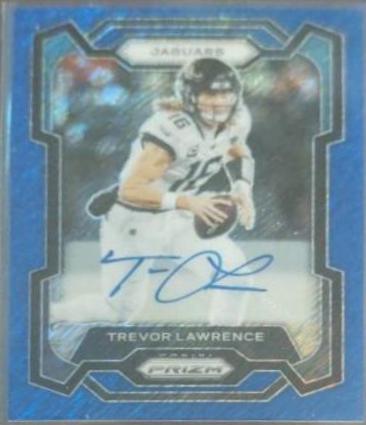 Trevor Lawrence [Autograph Blue Shimmer] #139