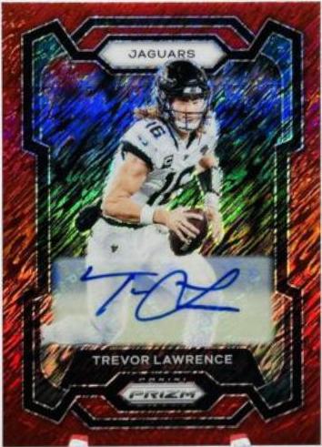 Trevor Lawrence [Autograph Red Shimmer] #139