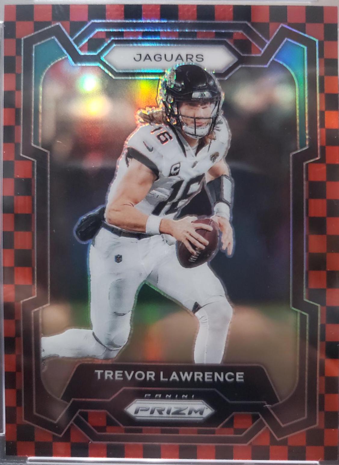 Trevor Lawrence [Black Red Checker] #139