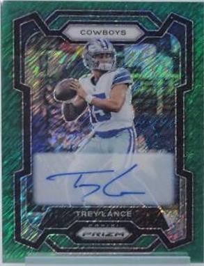 Trey Lance [Autograph Green Shimmer] #274