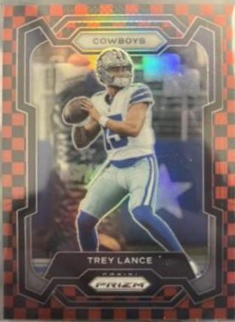 Trey Lance [Black Red Checker] #274