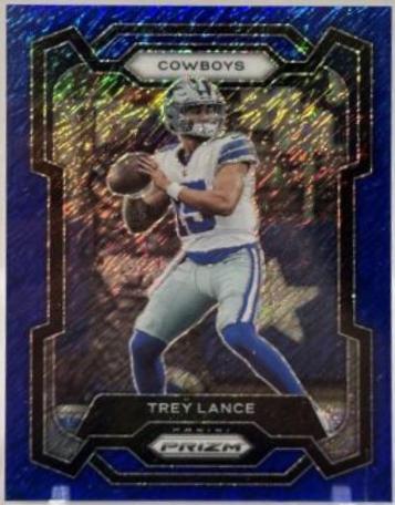 Trey Lance [Blue Shimmer] #274