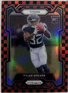 Tyjae Spears [Black Red Checker] #396
