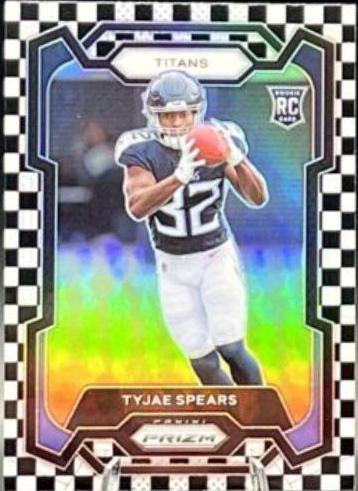 Tyjae Spears [Black White Checker] #396
