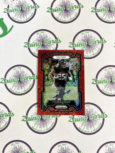 Tyler Allgeier [Autograph Red Shimmer] #14