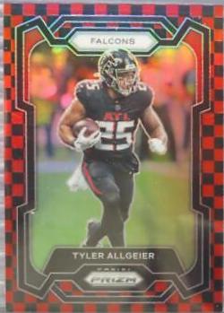 Tyler Allgeier [Black Red Checker] #14