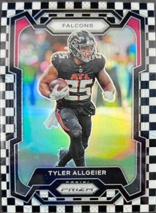 Tyler Allgeier [Black White Checker] #14