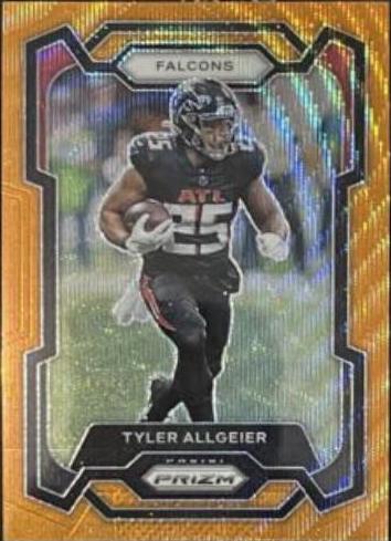 Tyler Allgeier [Orange Wave] #14