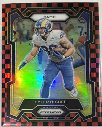 Tyler Higbee [Black Red Checker] #170