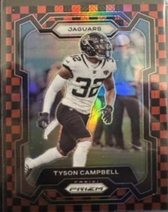Tyson Campbell [Black Red Checker] #140