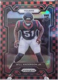 Will Anderson Jr. [Black Red Checker] #342