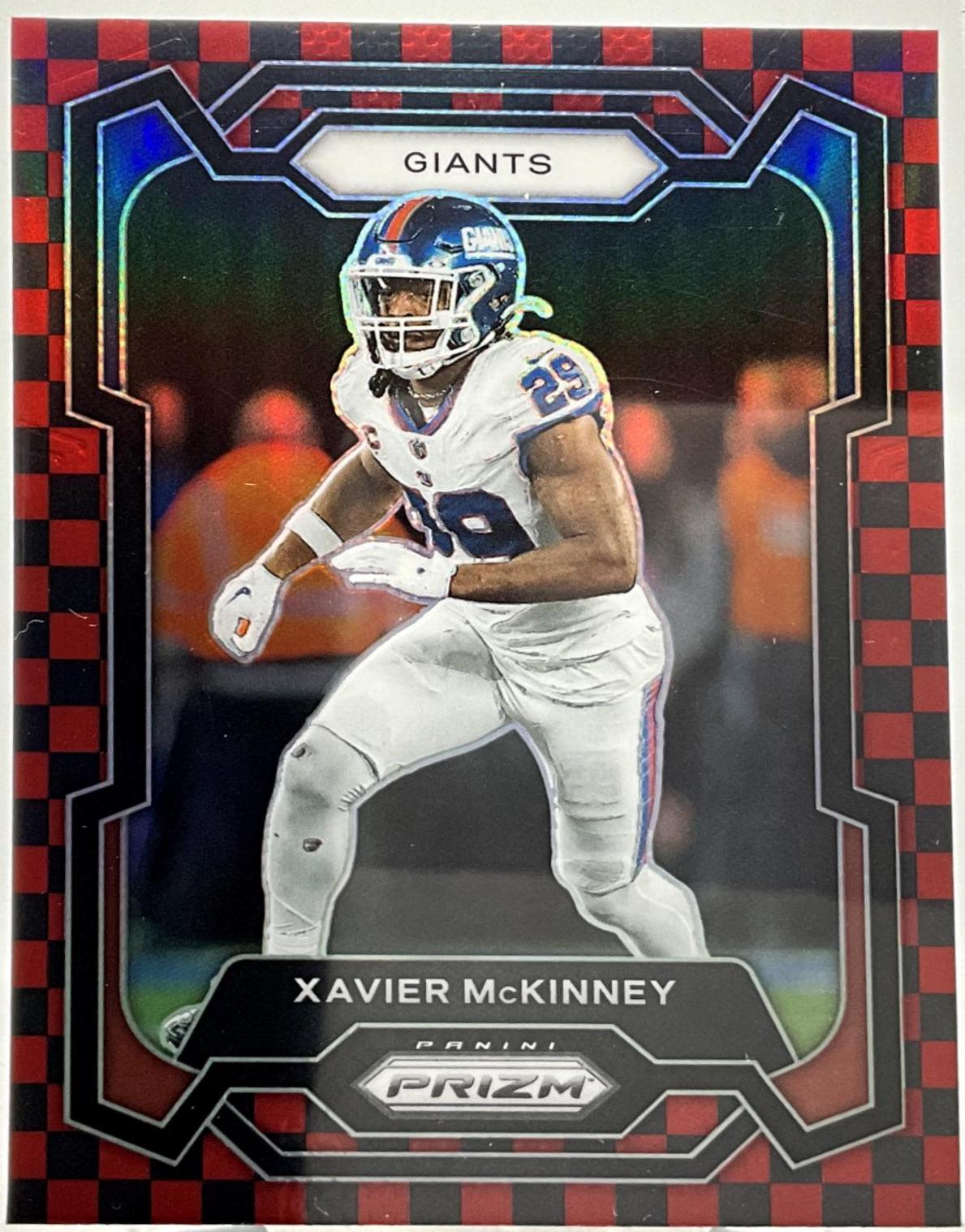 Xavier McKinney [Black Red Checker] #226