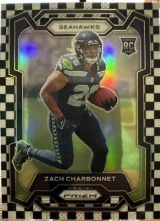 Zach Charbonnet [Black White Checker] #392