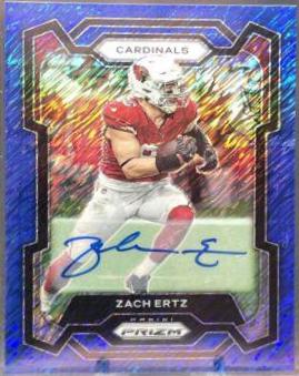 Zach Ertz [Autograph Blue Shimmer] #6
