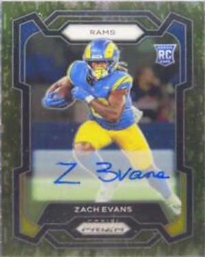 Zach Evans [Autograph Camo] #359
